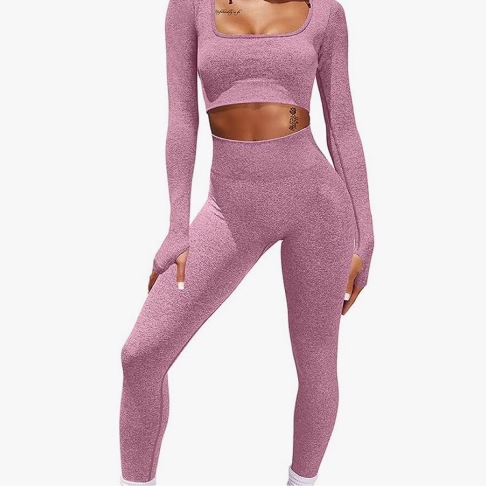 Women’s Workout crop Yoga Set